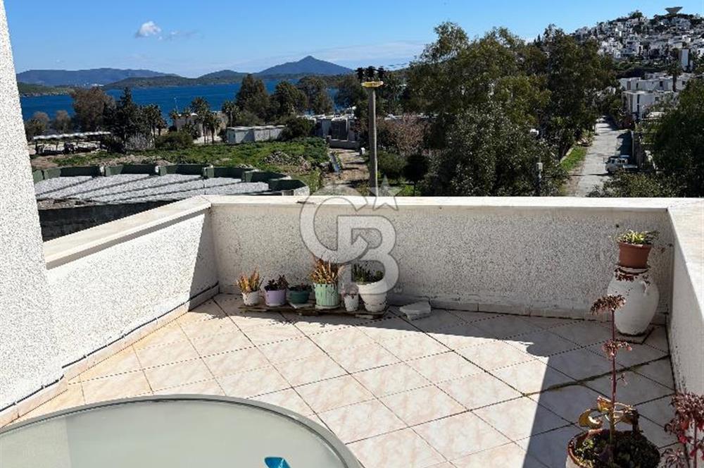 Bodrum bank ev sahil sitesinde denize 50 mt fırsat üst dubleks