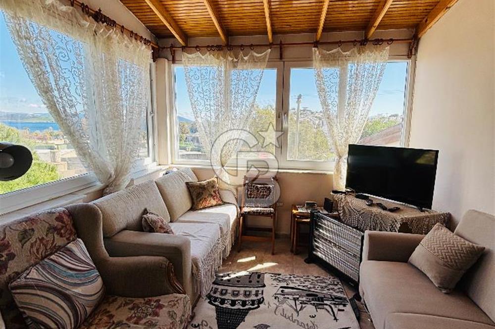 Bodrum bank ev sahil sitesinde denize 50 mt fırsat üst dubleks