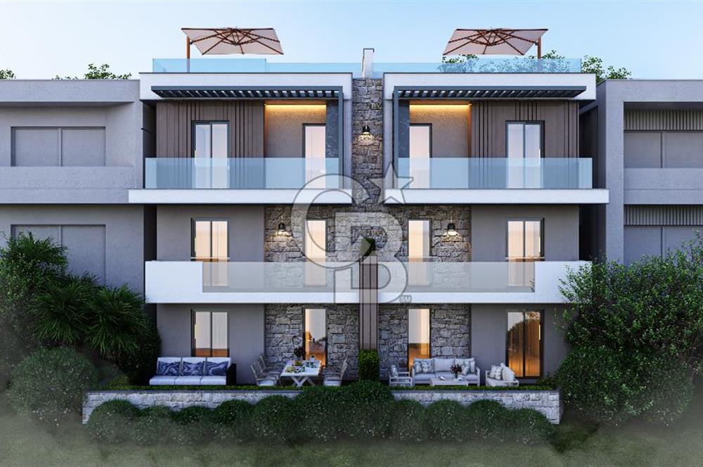 Bodrum Yeniköy’de Merkeze ve Marinaya Yürüme Mesafesinde | 4+1 Ters Dubleks 