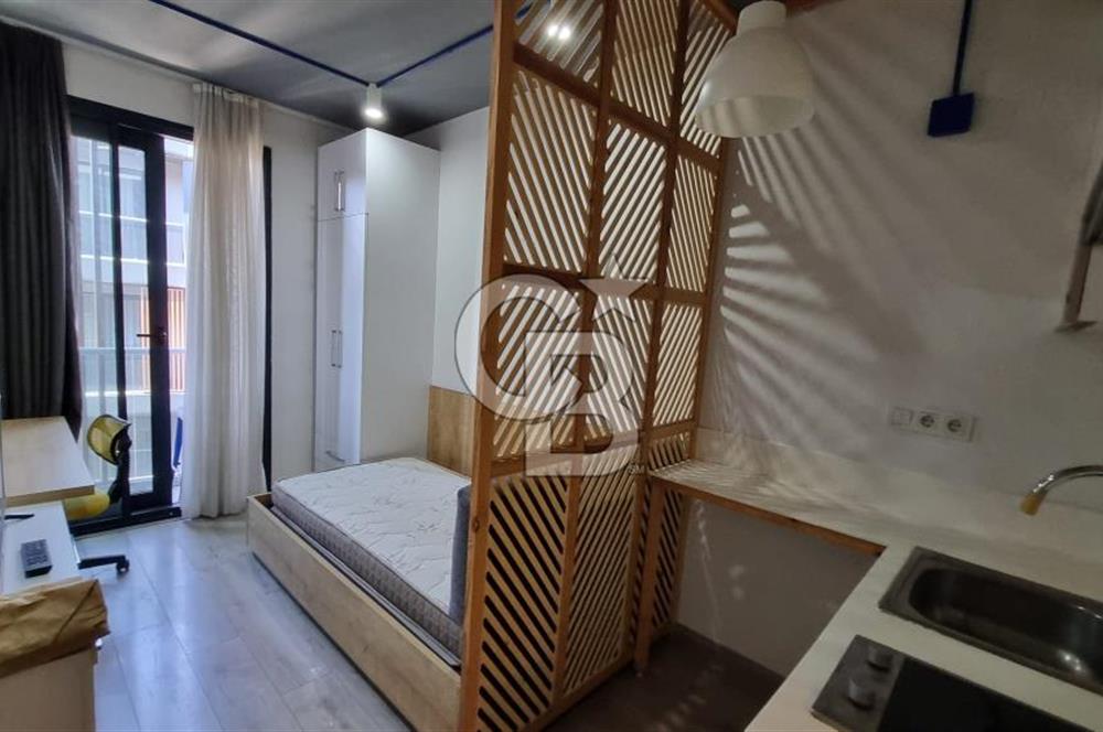 Bornova Coordinat'ta Eşyalı 1+0 Havuz Manzaralı Kiralık Daire