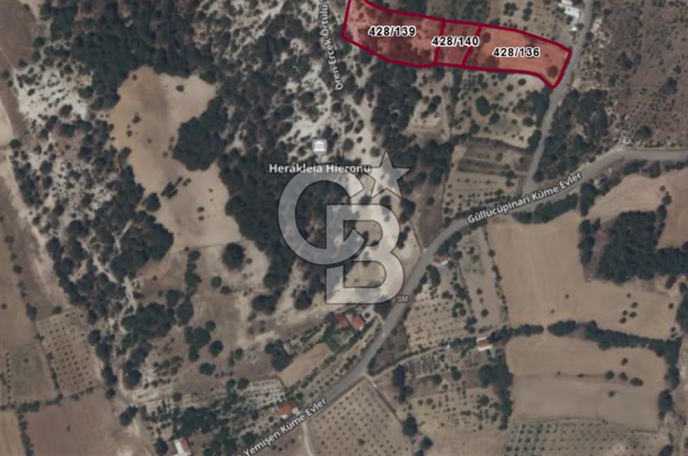 Tavas Kızılcabölük Toplam 8.802 M² Satılık Tarla