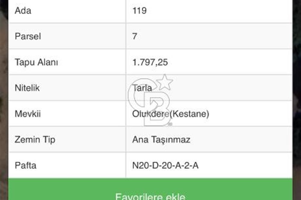 Muğla Fadılcada Orman İçinde 1.797 m² Müstakil Tarla