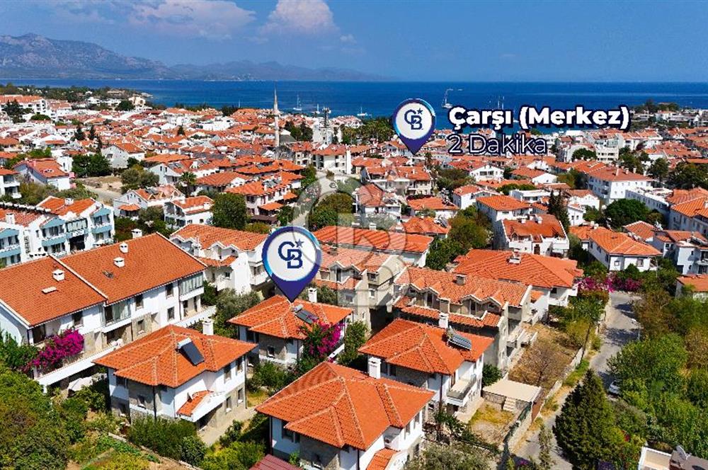 DATÇA MERKEZDE TAM MÜSTAKİL 3 + 1 VİLLA YILLIK KİRALIK