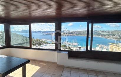 Bitezde full deniz manzaralı 3 teraslı site içinde villa