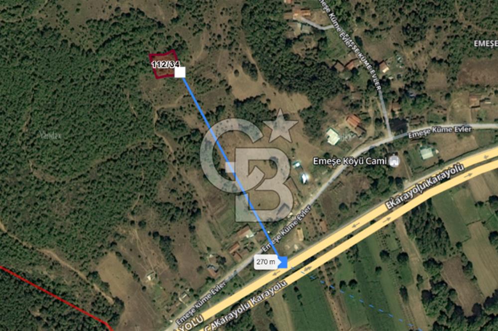 ÇANAKKALE ÇAN EMEŞE KÖYÜ SATILIK BİGA ÇAN YOLU KÖY CİVARI