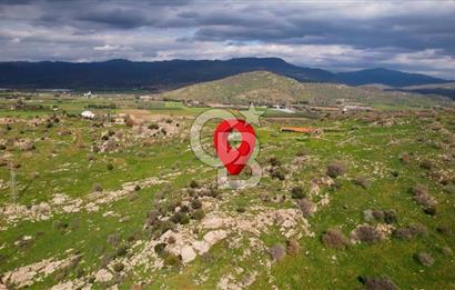 DİKİLİ'DE DENİZ MANZARALI SATILIK İKİZ VİLLA ARSASI 