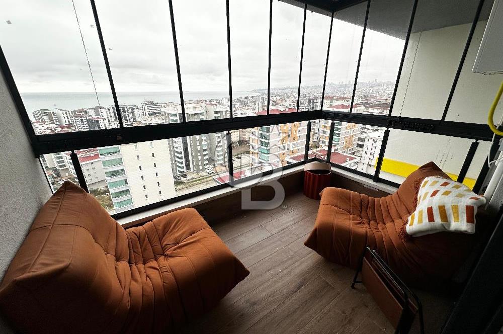 PANORAMİK DENİZ MANZARALI EŞYALI KİRALIK DAİRE