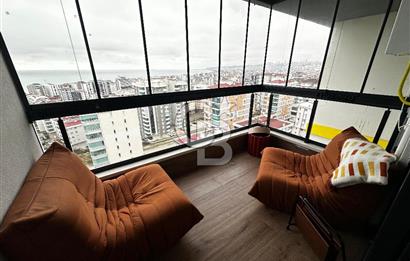PANORAMİK DENİZ MANZARALI EŞYALI KİRALIK DAİRE