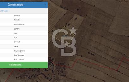 korkuteli bozova da satılık  tarla 