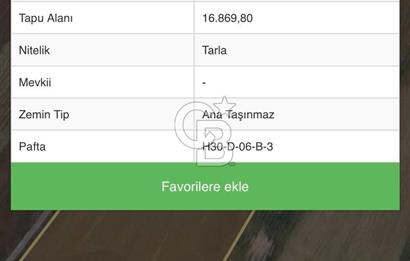 CB VİZYON BÜŞRA ERGÜL DEN ÇUBUK SÜNLÜ MH. TEK TAPU TARLA