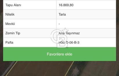 CB VİZYON BÜŞRA ERGÜL DEN ÇUBUK SÜNLÜ MH. TEK TAPU TARLA
