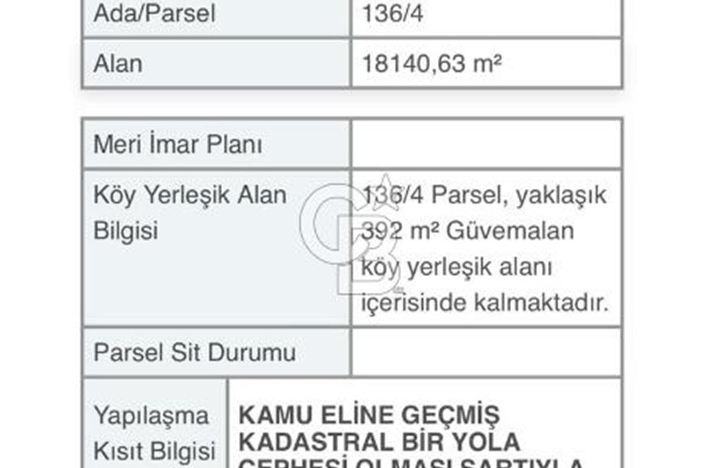 Biga Güvemalan İmar sınırında Satılık Tarla