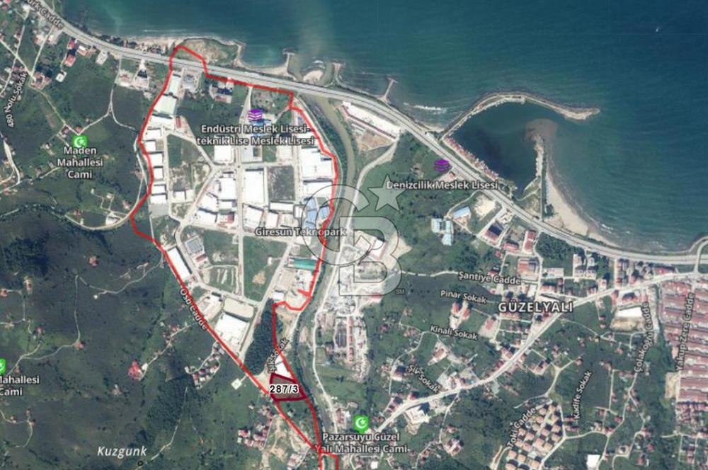  BULANCAK PAZARSUYU SANAYİ BÖLGESİNDE YOLA CEPHELİ TİCARİ  IMARLI ARSA