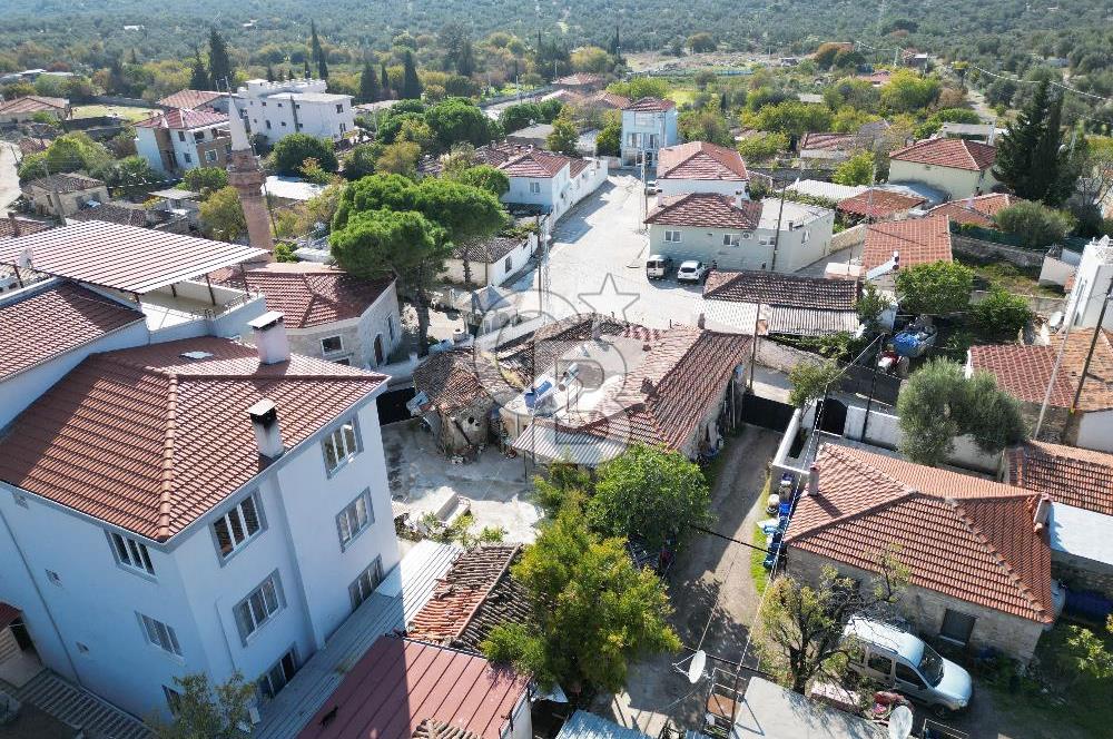 Ayvalık Mutluköy'de Satılık müştemilatlı müstakil ev ve arsa