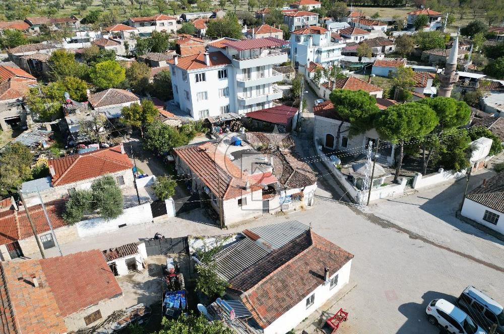 Ayvalık Mutluköy'de Satılık müştemilatlı müstakil ev ve arsa