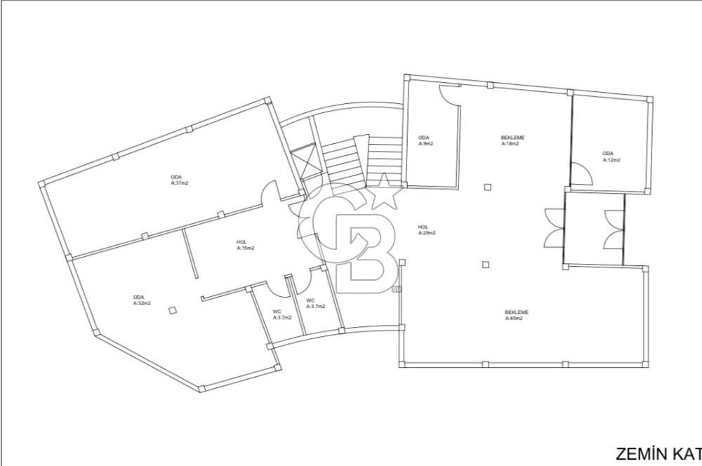 ULUS ANAFARTALARDA BİR ÇOK İŞ KOLUNA UYGUN KİRALIK KOMPLE BİNA