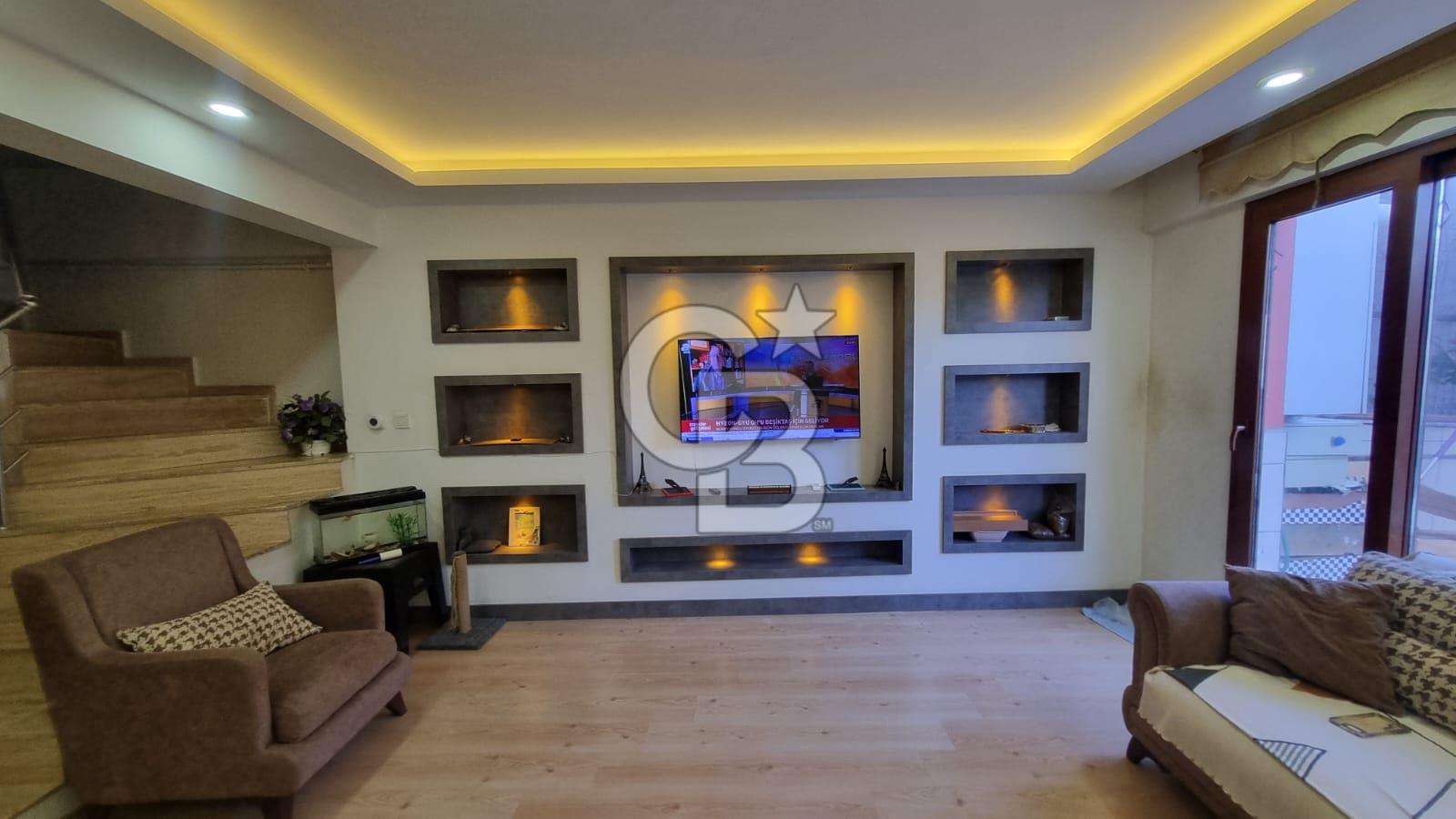 Geniş Salonlu, Dubleks, Bahçeli 3+1 Ferah Daire