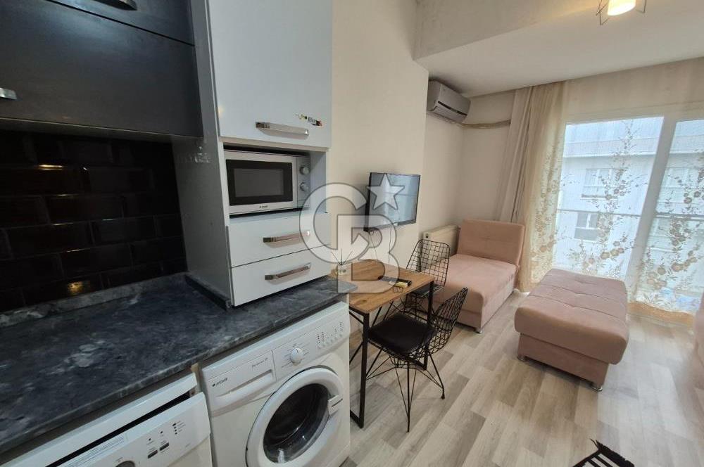 Seyrek Studio City Sitesi Havuz Cepheli Kiralık Esyalı 1+1 Daire