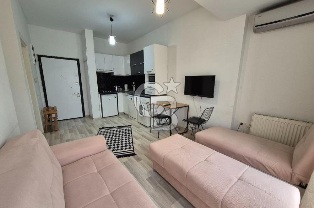 Seyrek Studio City Sitesi Havuz Cepheli Kiralık Esyalı 1+1 Daire