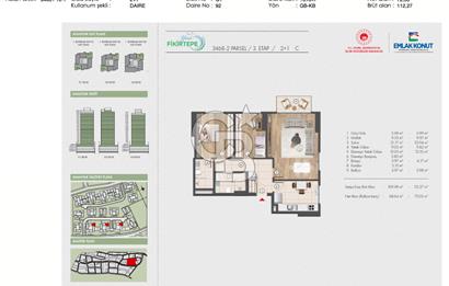 ARA ÖDEMESİZ PRESTİJ CD. CEPHELİ KAPALI MUTFAK 2+1 SATILIK DAİRE