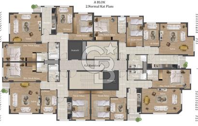 BAHÇELİEVLER ŞİRİNEVLER MAH SATILIK 3+1 SIFIR DAİRE