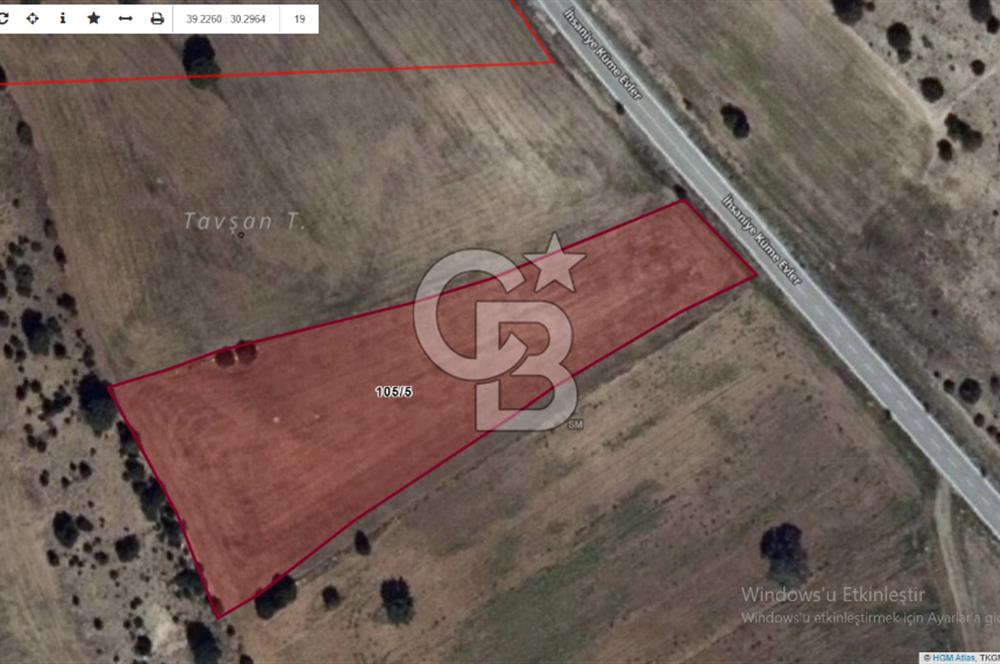 CB CITY' DEN KÜTAHYA/MERKEZ İHSANİYE MAH SATILIK TARLA