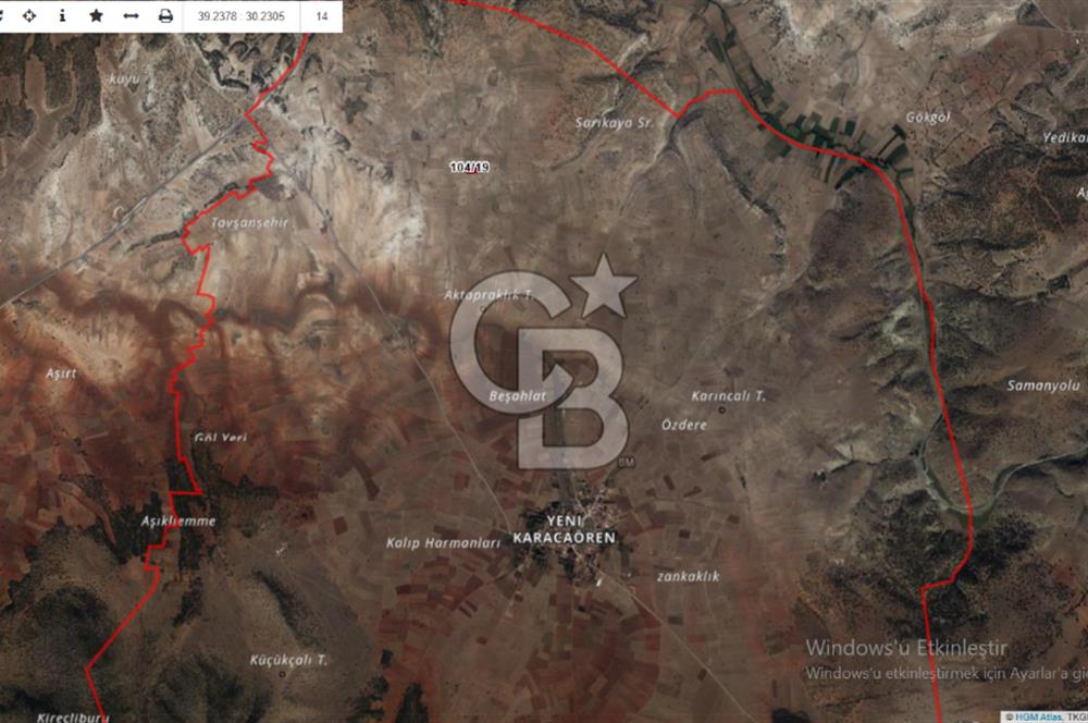 CB CITY' DEN KÜTAHYA/MERKEZ KARACAÖREN MAH SATILIK TARLA