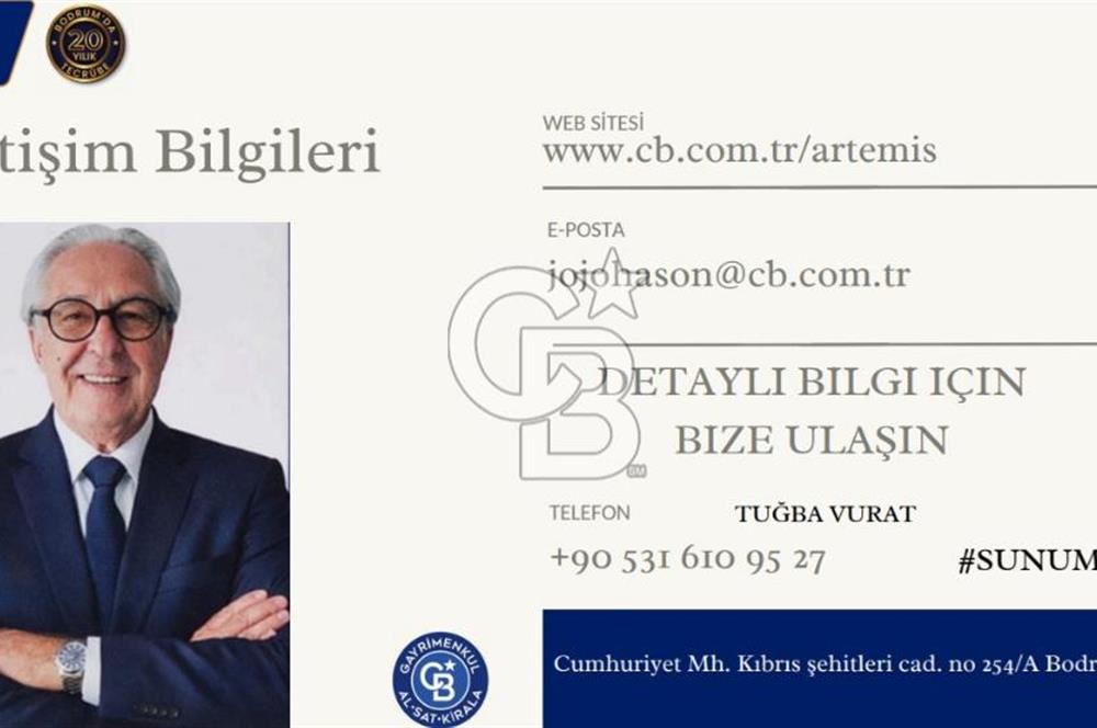 Milas Merkez'e 13 km Bodrum Havalimanı yakını Satılık Cevizlik