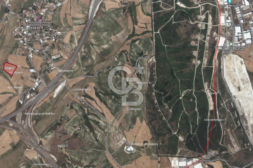 CB'DAN ÇATALCA NAKKAŞ, 403M2, MERKEZİ, HAVAALANINA YAKIN ARAZİ