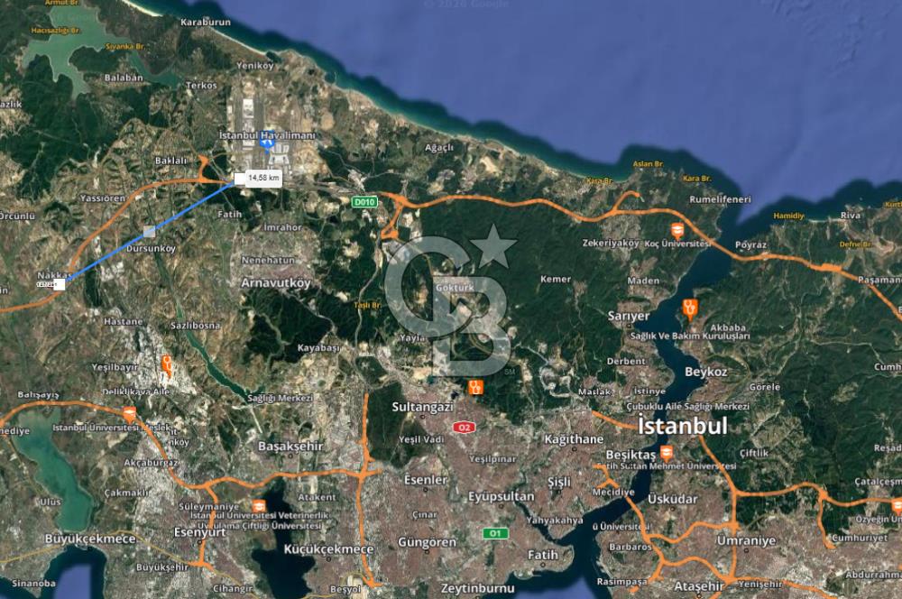 CB'DAN ÇATALCA NAKKAŞ, 403M2, MERKEZİ, HAVAALANINA YAKIN ARAZİ