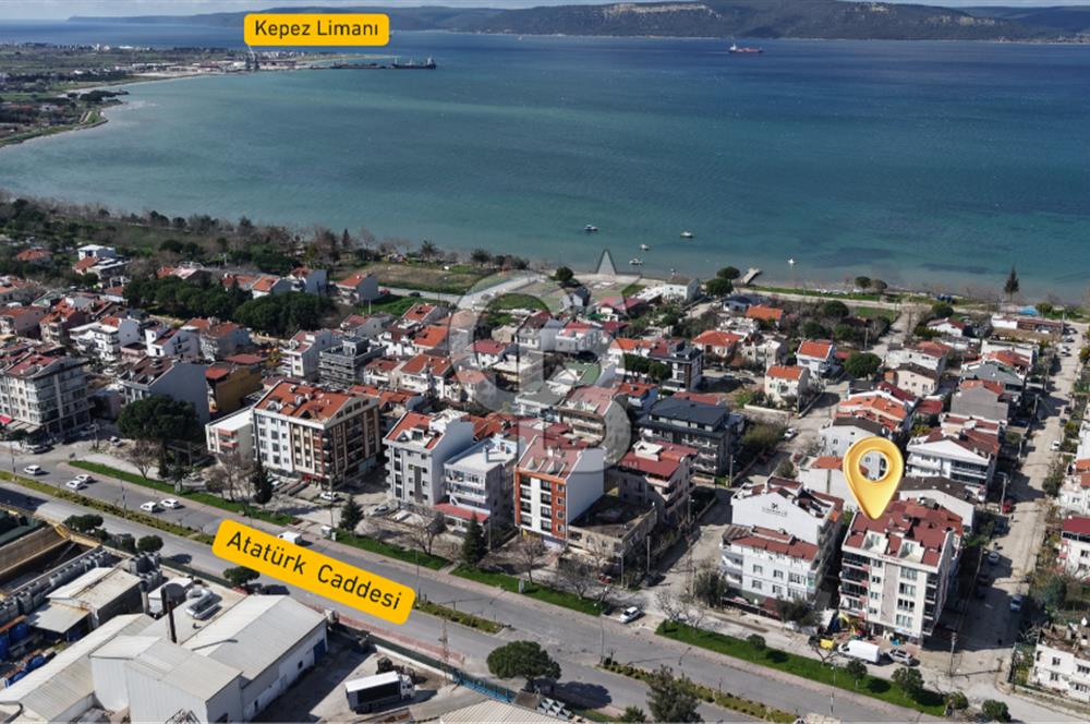 Çanakkale Kepez’de Boğaz Manzaralı 3+1 Dubleks Satılık Daire