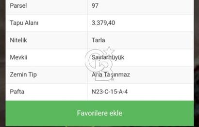 KORKUTELİ KÜÇÜKKÖY YAYLASINDA YOLU OLAN 3379 M2 TARLA