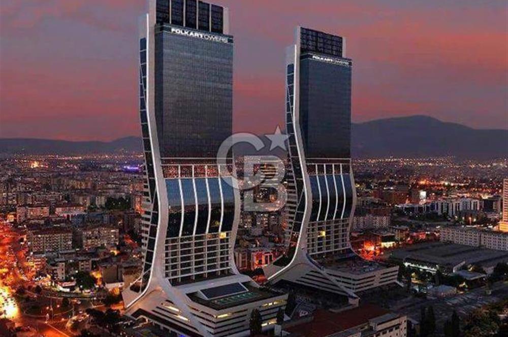 MUSELAND FOLKART TOWERS'TA FULL KÖRFEZ MANZARALI İŞ YERİ