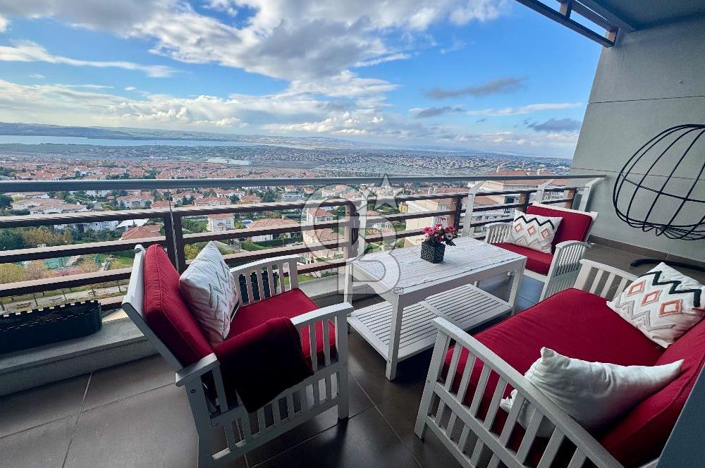 BÜYÜKÇEKMECE ALKENT WESTBLOCKS'TA GÖL MANZARALI SATILIK 1+1 