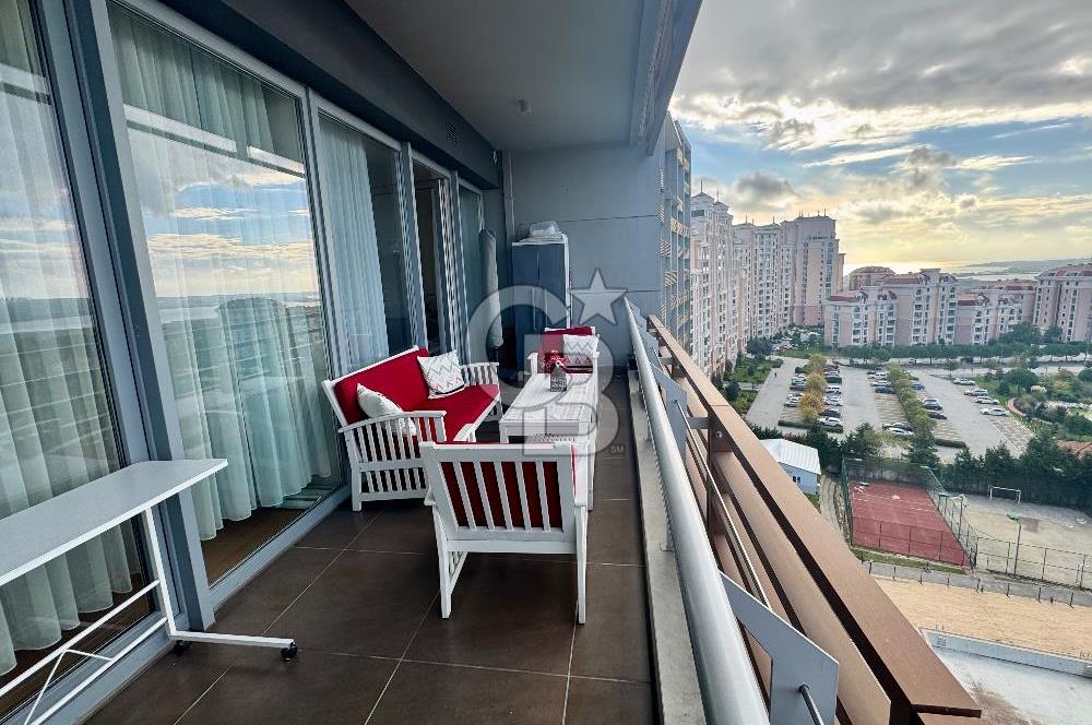 BÜYÜKÇEKMECE ALKENT WESTBLOCKS'TA GÖL MANZARALI SATILIK 1+1 