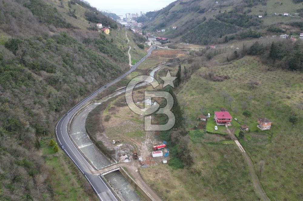 YOMRA'DA ANA YOL KENARI SATILIK TİCARİ İMARLI ARSA