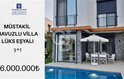 Satılık Bodrum Türkbükü Müstakil Havuzlu Denize 300 Metre  3+1 