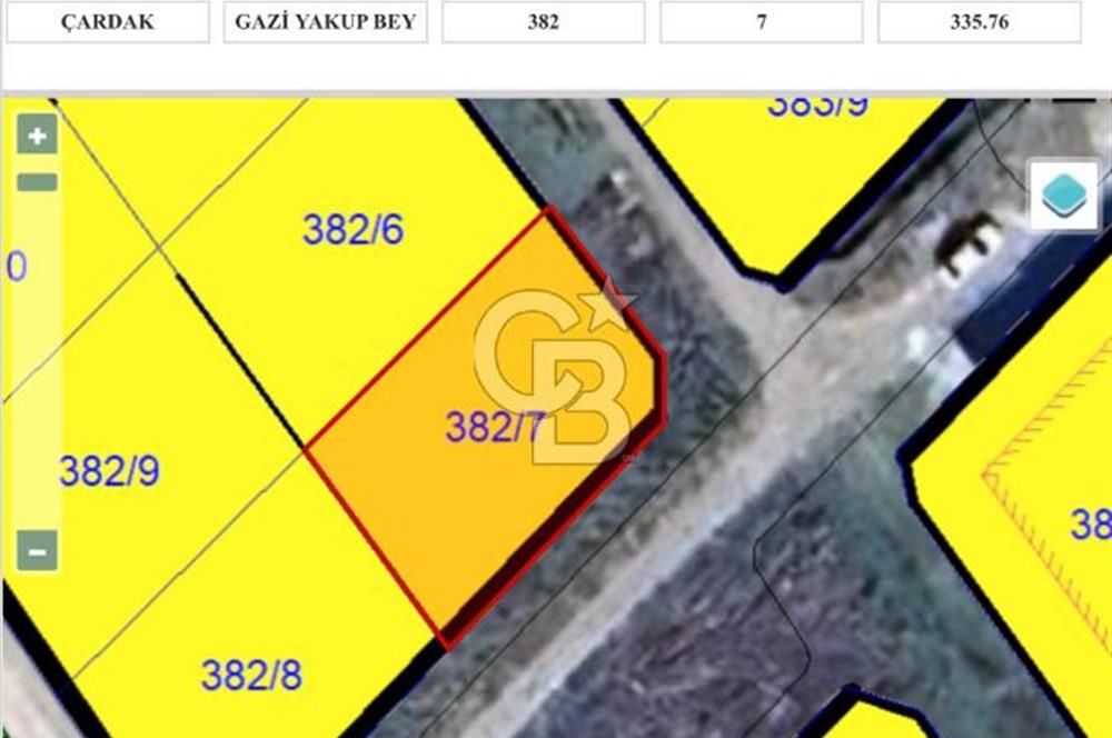 Lapseki Çardak'ta ACİL FIRSAT! Denize 250m İmarlı 335m² Arsa