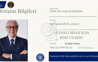 Senelik Kiralık Bodrum Türkbükü Denize 50 mt. Yakınlıkta 3+1 Üst Kat