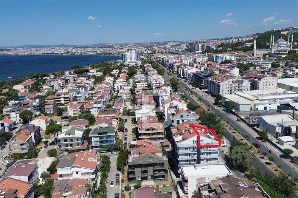 Çanakkale Kepez’de Boğaz Manzaralı 3+1 Satılık Dubleks Daire