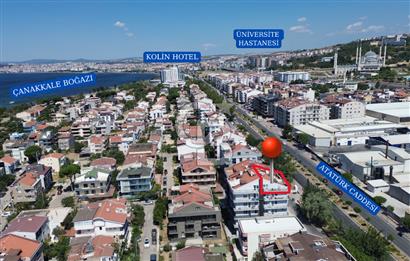 Çanakkale Kepez’de Boğaz Manzaralı 3+1 Satılık Dubleks Daire