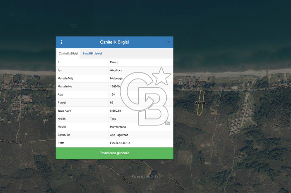 Yola Cephe, Denize 50 Metre Mesafe - TOKİ Projesine Komşu Arazi
