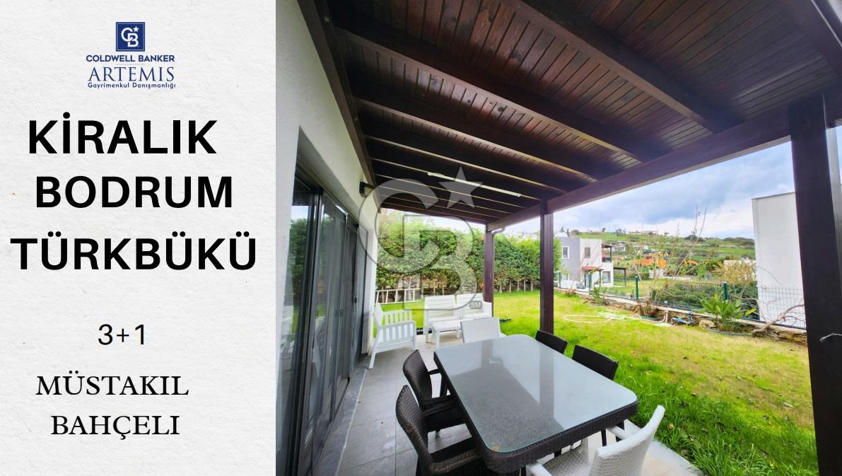 Bodrum Türkbükü’nde Sezonluk Kiralık Müstakil 3+1 Villa