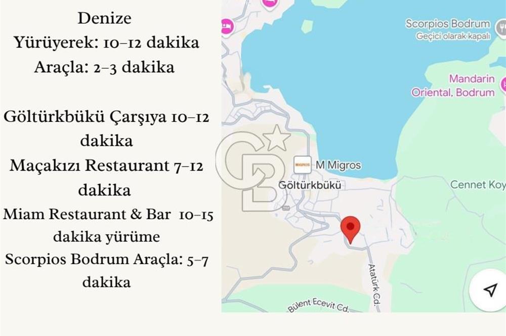 Bodrum Türkbükü’nde Senelik Kiralık Müstakil 3+1 Villa