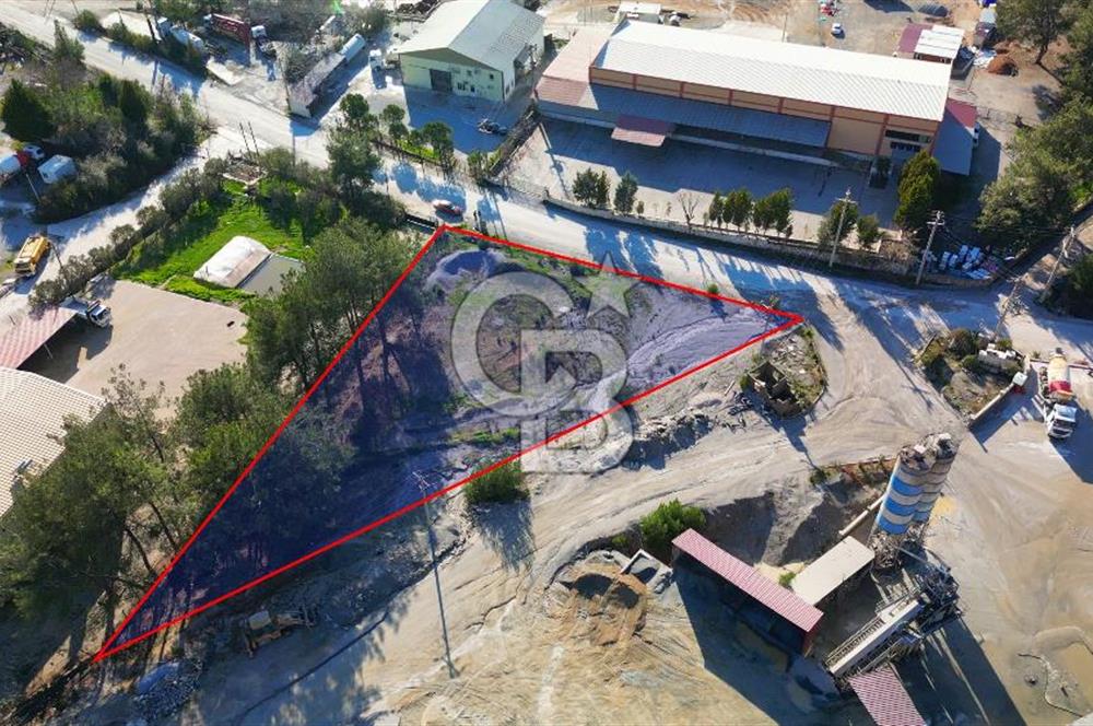 Muğla Menteşe Akçaova'da Satılık Sanayi İmarlı Arsa