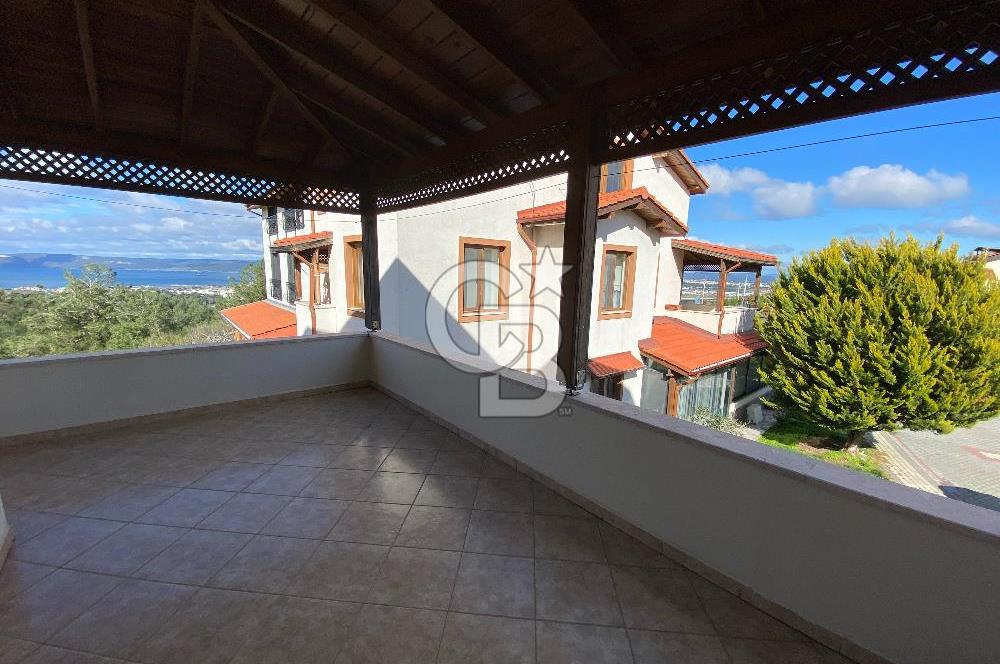 ÇANAKKALE MERKEZ BOĞAZ MANZARALI SATILIK 6+3 FORLEKS VİLLA