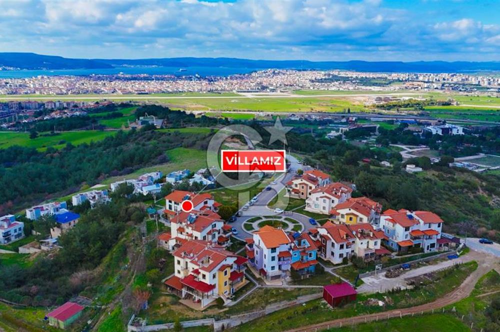 ÇANAKKALE MERKEZ BOĞAZ MANZARALI SATILIK 6+3 FORLEKS VİLLA