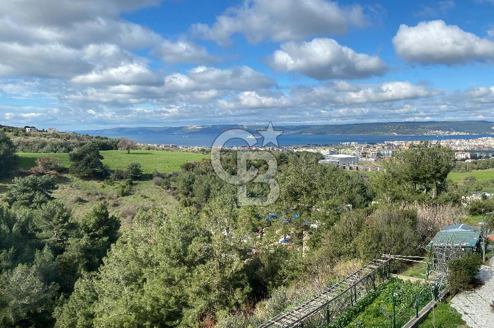 ÇANAKKALE MERKEZ BOĞAZ MANZARALI SATILIK 6+3 FORLEKS VİLLA