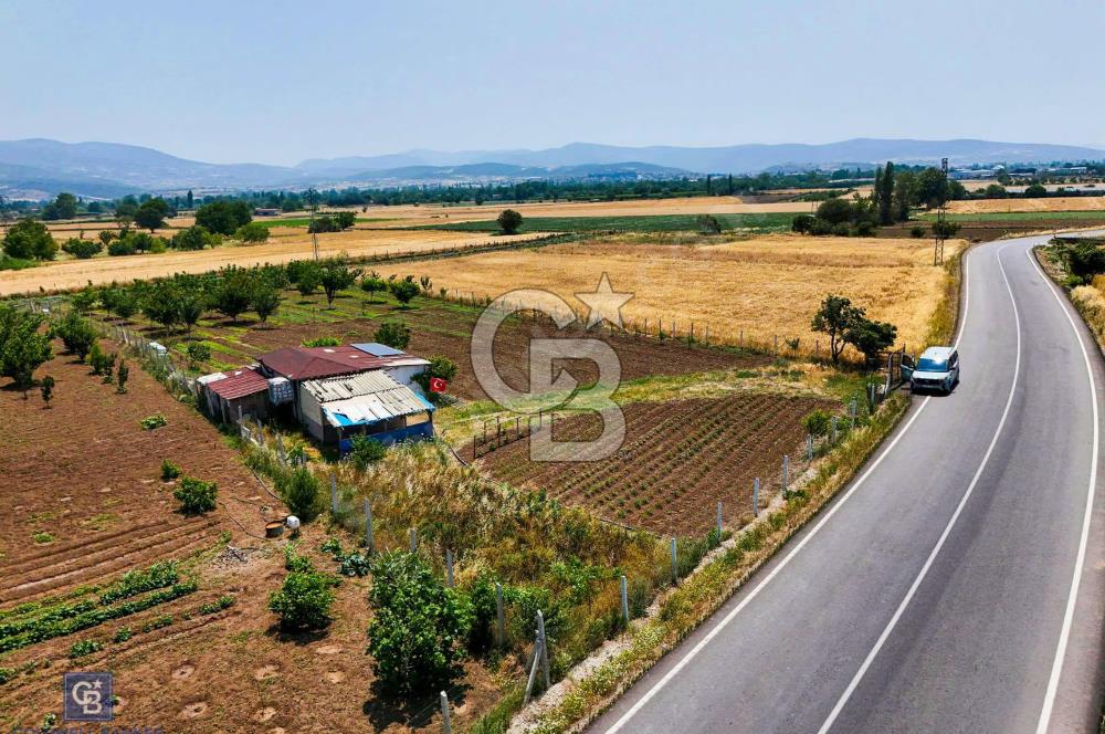 KEPSUT İHSANİYE MAH. ASFALTA SIFIR,TEL İLE ÇEVRİLİ 3.124m² TARLA