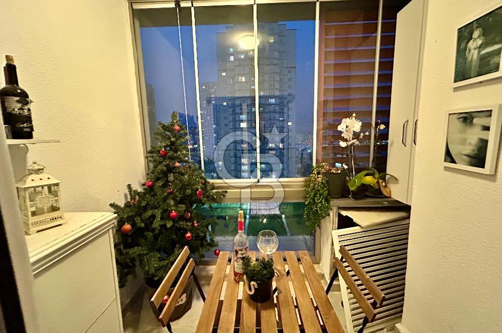 Bahçeşehir Bahçekent Flora Kiralık 1+1 Daire Peyzaj Manzaralı